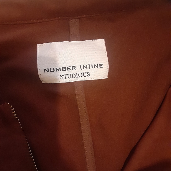 A Number Nine shirt. Brown in color size 3. - Picture 3 of 9